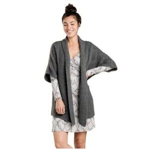Toad&Co Charcoal Women's Open Cardigan